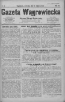 Gazeta Wągrowiecka: pismo ziemi pałuckiej 1931.01.08 R.11 Nr5