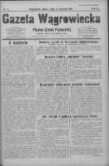 Gazeta Wągrowiecka: pismo ziemi pałuckiej 1931.01.12 R.11 Nr9