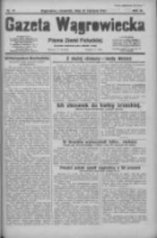 Gazeta Wągrowiecka: pismo ziemi pałuckiej 1931.01.22 R.11 Nr17