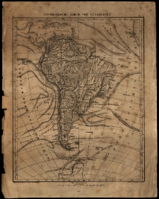 Ameryka Południowa - 1900 - mapa fizyczna