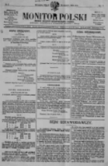 Monitor Polski. Dziennik Urzędowy Rzeczypospolitej Polskiej. 1920.01.13 R.3 nr9
