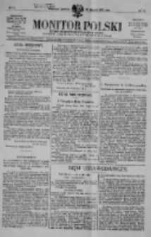 Monitor Polski. Dziennik Urzędowy Rzeczypospolitej Polskiej. 1920.01.15 R.3 nr11
