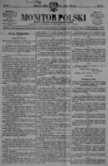 Monitor Polski. Dziennik Urzędowy Rzeczypospolitej Polskiej. 1920.01.20 R.3 nr15