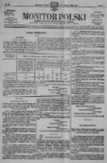Monitor Polski. Dziennik Urzędowy Rzeczypospolitej Polskiej. 1920.01.31 R.3 nr25