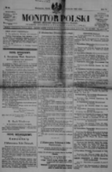 Monitor Polski. Dziennik Urzędowy Rzeczypospolitej Polskiej. 1922.04.12 R.5 nr84