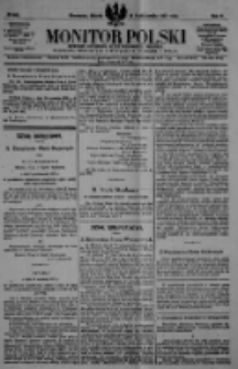 Monitor Polski. Dziennik Urzędowy Rzeczypospolitej Polskiej. 1922.10.24 R.5 nr242