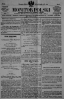 Monitor Polski. Dziennik Urzędowy Rzeczypospolitej Polskiej. 1922.10.24 R.5 nr242