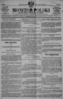Monitor Polski. Dziennik Urzędowy Rzeczypospolitej Polskiej. 1922.11.22 R.5 nr266