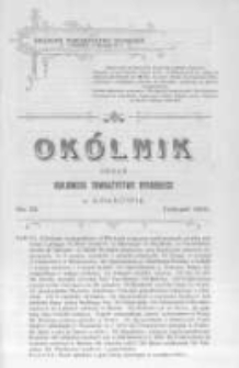 Okólnik. Organ Krajowego Towarzystwa Rybackiego w Krakowie. 1901 nr55