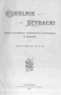 Okólnik. Organ Krajowego Towarzystwa Rybackiego w Krakowie. 1902 nr56