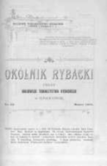 Ok&oacute;lnik Rybacki. Organ Krajowego Towarzystwa Rybackiego w Krakowie. 1903 nr63