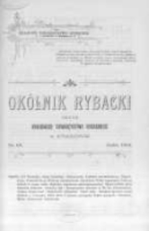 Ok&oacute;lnik Rybacki. Organ Krajowego Towarzystwa Rybackiego w Krakowie. 1903 nr65