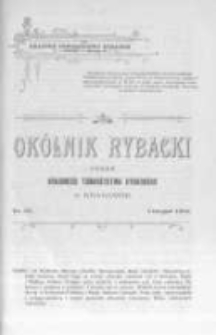 Ok&oacute;lnik Rybacki. Organ Krajowego Towarzystwa Rybackiego w Krakowie. 1903 nr67