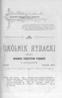 Okólnik Rybacki. Organ Krajowego Towarzystwa Rybackiego w Krakowie. 1906 nr85