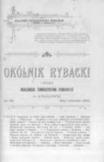 Ok&oacute;lnik Rybacki. Organ Krajowego Towarzystwa Rybackiego w Krakowie. 1907 nr93