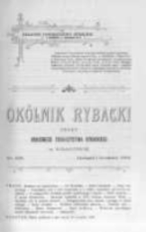Okólnik Rybacki. Organ Krajowego Towarzystwa Rybackiego w Krakowie. 1908 nr102