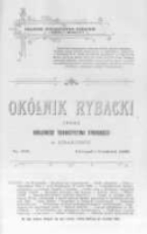 Okólnik Rybacki. Organ Krajowego Towarzystwa Rybackiego w Krakowie. 1909 nr108