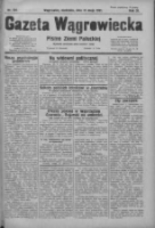 Gazeta Wągrowiecka: pismo ziemi pałuckiej 1931.05.31 R.11 Nr124