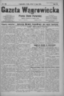 Gazeta Wągrowiecka: pismo ziemi pałuckiej 1931.07.15 R.11 Nr160