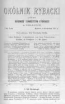 Ok&oacute;lnik Rybacki. Organ Krajowego Towarzystwa Rybackiego w Krakowie. 1911 nr116