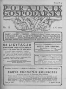 Poradnik Gospodarski. Pismo Tygodniowe. 1935.05.05 R.46 nr18