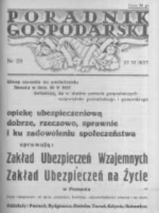 Poradnik Gospodarski. Pismo Tygodniowe. 1937.06.27 R.48 nr26