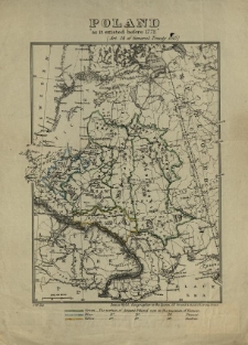 Poland "as it existed before 1772" (Art. 14 of General Treaty 1815). J[ames] W[yld] del.