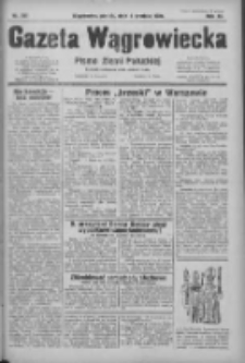 Gazeta Wągrowiecka: pismo ziemi pałuckiej 1931.12.04 R.11 Nr281