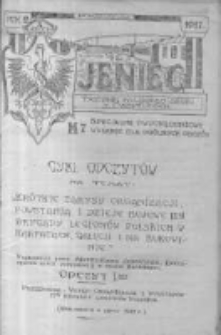 Jeniec. Specjalne Dwutygodniowe Wydanie dla Ogólnych Obozów. 1917.10.01 R.2 nr7
