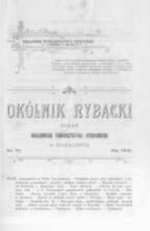 Ok&oacute;lnik Rybacki. Organ Krajowego Towarzystwa Rybackiego w Krakowie. 1905 nr76