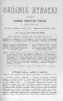 Ok&oacute;lnik Rybacki. Organ Krajowego Towarzystwa Rybackiego w Krakowie. 1912 nr122