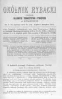 Ok&oacute;lnik Rybacki. Organ Krajowego Towarzystwa Rybackiego w Krakowie. 1912 nr124