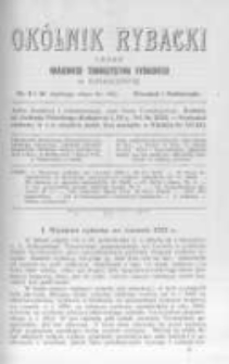 Ok&oacute;lnik Rybacki. Organ Krajowego Towarzystwa Rybackiego w Krakowie. 1912 nr125