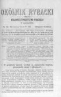 Ok&oacute;lnik Rybacki. Organ Krajowego Towarzystwa Rybackiego w Krakowie. 1912 nr126