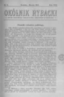 Ok&oacute;lnik Rybacki. Organ Krajowego Towarzystwa Rybackiego w Krakowie. 1913 nr3