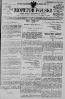 Monitor Polski. Dziennik Urzędowy Rzeczypospolitej Polskiej. 1928.09.24 R.11 nr220