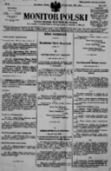 Monitor Polski. Dziennik Urzędowy Rzeczypospolitej Polskiej. 1931.04.15 R.14 nr86
