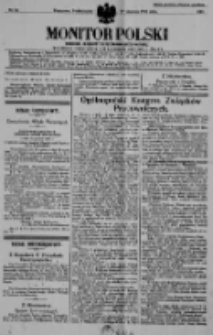 Monitor Polski. Dziennik Urzędowy Rzeczypospolitej Polskiej. 1938.01.17 R.21 nr12