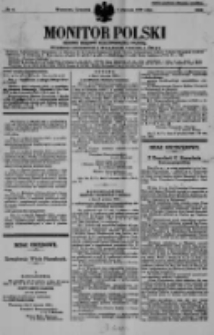 Monitor Polski. Dziennik Urzędowy Rzeczypospolitej Polskiej. 1939.01.05 R.22 nr4