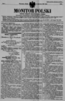 Monitor Polski. Dziennik Urzędowy Rzeczypospolitej Polskiej. 1938.01.08 R.21 nr5