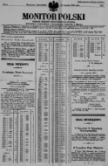 Monitor Polski. Dziennik Urzędowy Rzeczypospolitej Polskiej. 1938.01.10 R.21 nr6