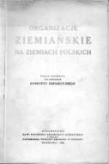 Organizacje ziemiańskie na ziemiach polskich