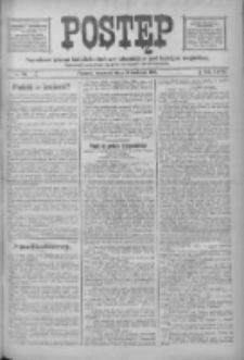 Postęp: narodowe pismo katolicko-ludowe niezależne pod każdym względem 1916.04.13 R.27 Nr86