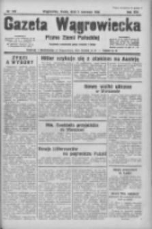 Gazeta Wągrowiecka: pismo ziemi pałuckiej 1934.06.06 R.14 Nr126