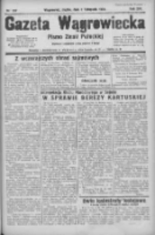 Gazeta Wągrowiecka: pismo ziemi pałuckiej 1934.11.09 R.14 Nr257