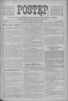 Postęp: narodowe pismo katolicko-ludowe niezależne pod każdym względem 1916.07.27 R.27 Nr169