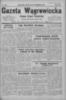 Gazeta Wągrowiecka: pismo ziemi pałuckiej 1934.11.23 R.14 Nr269