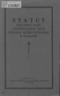 Statut Krajowej Kasy Ubezpieczenia Koni podczas służby pożarnej w Poznaniu