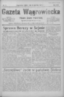 Gazeta Wągrowiecka: pismo ziemi pałuckiej 1937.01.15 R.17 Nr11