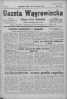 Gazeta Wągrowiecka: pismo ziemi pałuckiej 1937.01.16 R.17 Nr12